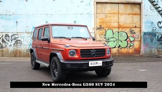 416 Hp, Twin-Turbo V-8 , New Mercedes-Benz G-500 SUV 2024