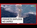 Foguete não tripulado japonês explode segundos após lançamento