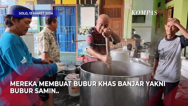 Tradisi Unik Saat Ramadan, Masjid di Solo Ini Sajikan Bubur Samin Khas Banjar
