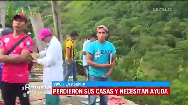 Los afectados viven un drama por el deslizamiento de La Asunta que aún genera riesgo