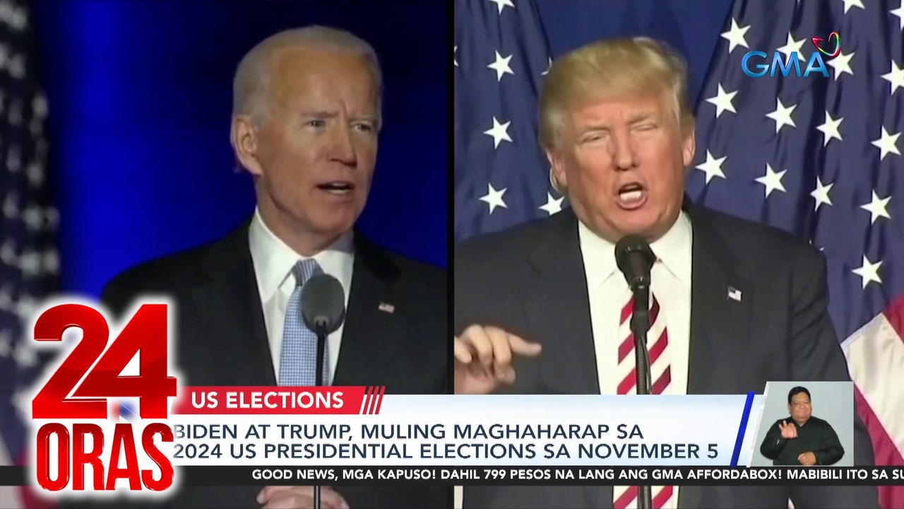 Biden at Trump, muling maghaharap sa 2024 US Presidential Elections sa November 5 | 24 Oras