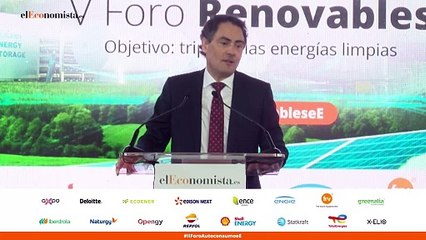 Oliverio Álvarez ponencia en el V Foro Renovables 'Objetivo: triplicar las energías limpias'