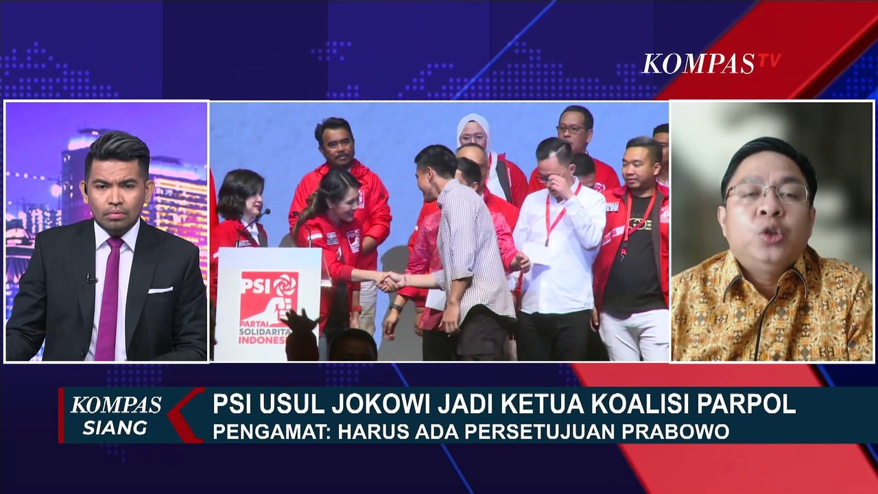 Kata Pengamat soal PSI Usul Jokowi Jadi 'Ketua Koalisi Parpol': Harus Ada Persetujuan Prabowo