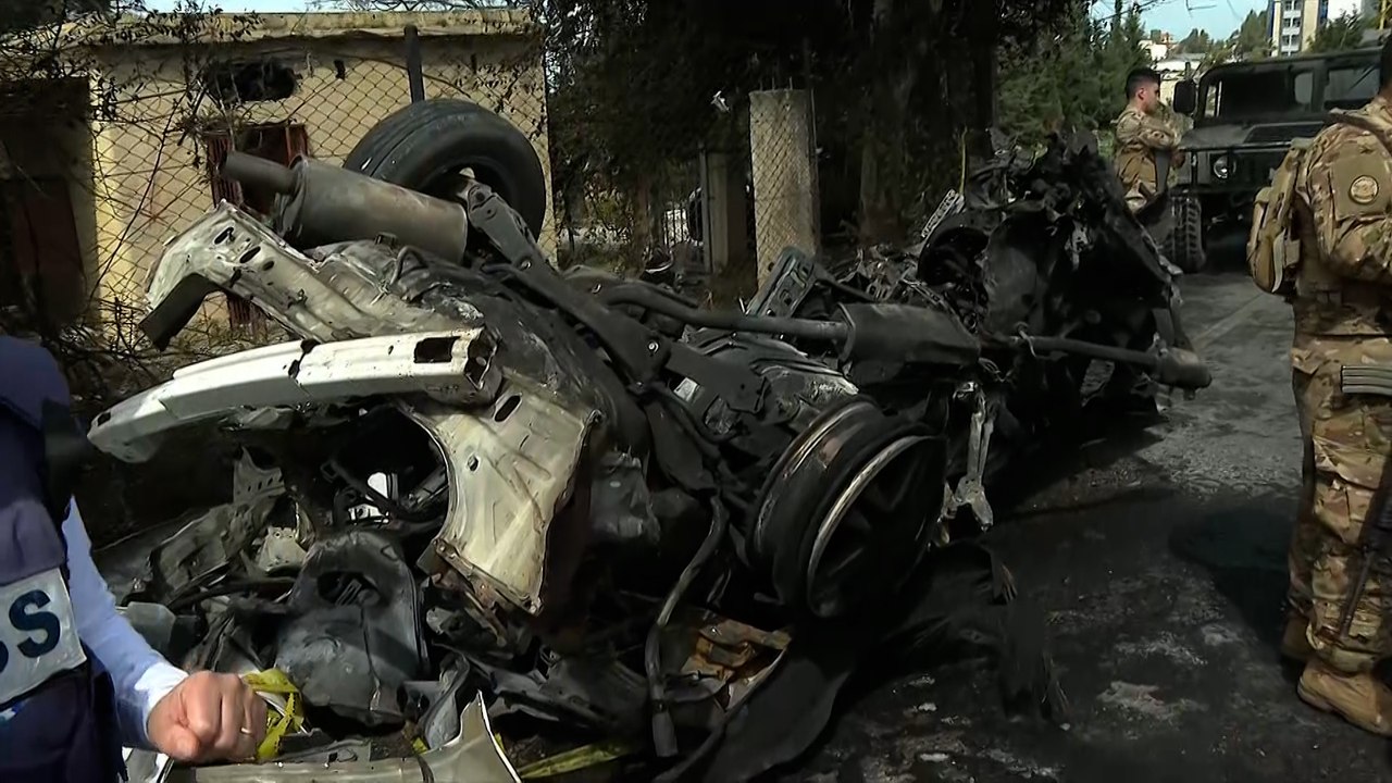 مسيرة إسرائيلية تستهدف سيارة بمنطقة الحوش جنوبي لبنان