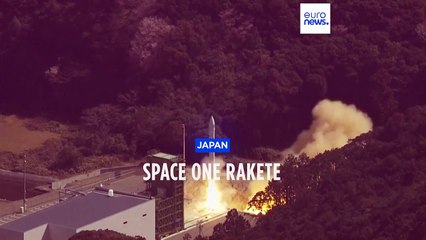 Riesige Explosion: Japanische Rakete geht kurz nach dem Start in Flammen auf