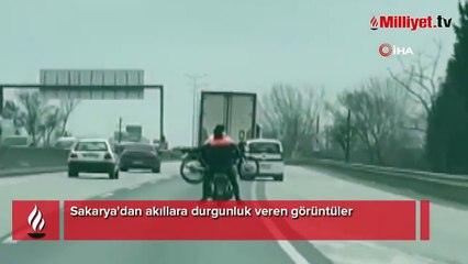Sakarya'dan akıllara durgunluk veren görüntüler