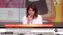 El zasca de Mazón a una presentadora de TV3 que se refirió a la región como 