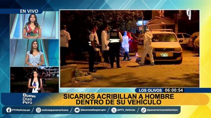 Los Olivos: acribillan a hombre convaleciente dentro de su vehículo y frente a su familia