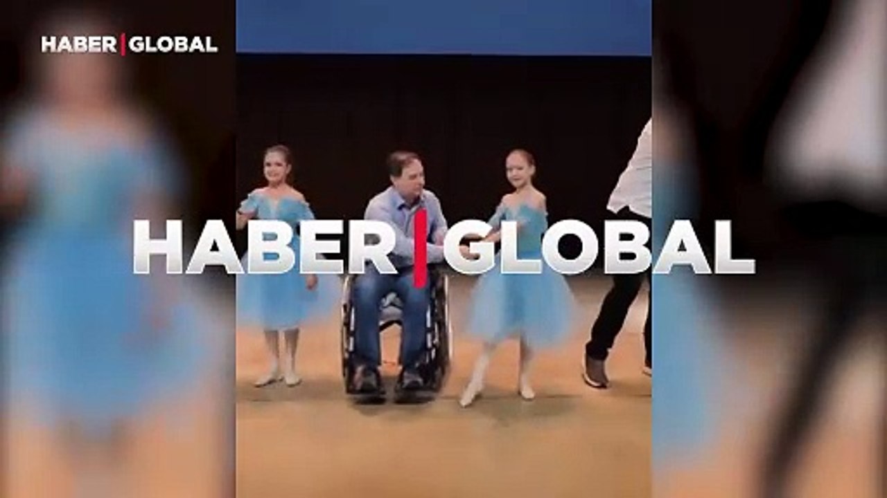 Kızının mutluluğu için engel tanımayan baba yürekleri ısıttı