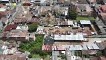 5 viviendas totalmente destruidas, Gobernador de Antioquia visita zonas afectadas por explosión en Rionegro