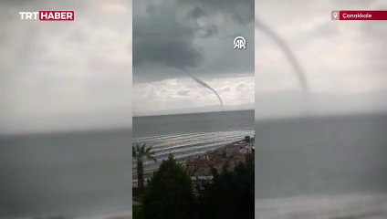 Marmara Denizi'nde hortum oluştu