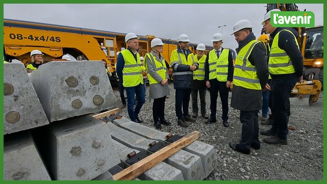 Chantier de renouvellement de la ligne à grande vitesse Bruxelles-France