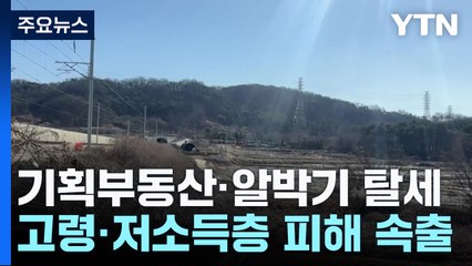 '기획부동산·알박기'로 탈세...고령자·저소득층 수백억 대 피해 / YTN