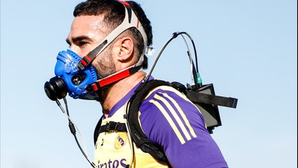 El Real Madrid entrena duro con las máscaras de hipoxia