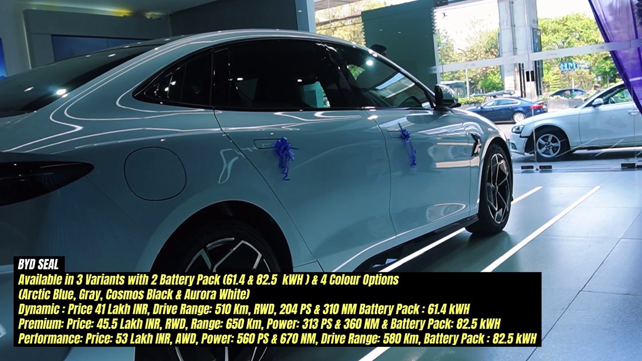India मे Tesla की कमी को दूर ये EV कर देगी !! Safety 5 Star II BYD Seal Review #byd