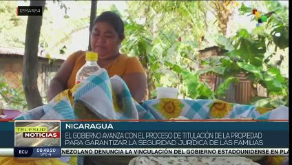 Avanza proceso de titulación de la propiedad en Nicaragua