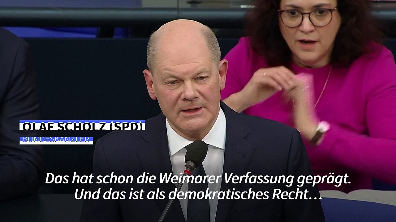 Scholz sieht keinen Bedarf an Gesetzesregelungen zu Streikrecht