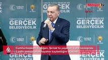 Cumhurbaşkanı Erdoğan'ın koruma ekibi kaza geçirdi! 1 polis şehit