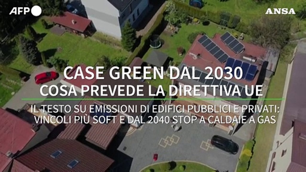 Case green dal 2030, cosa prevede la direttiva Ue