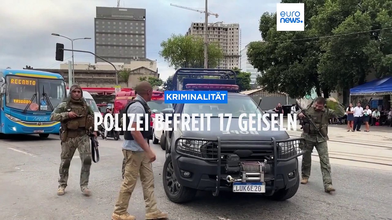 Bewaffneter überfällt Bus in Rio de Janeiro: Polizei befreit 17 Geiseln