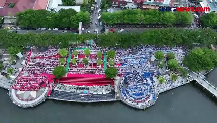Pecahkan Rekor MURI, Arab Saudi Gelar Buka Puasa Bersama Sepanjang 2,1 Km di Makassar