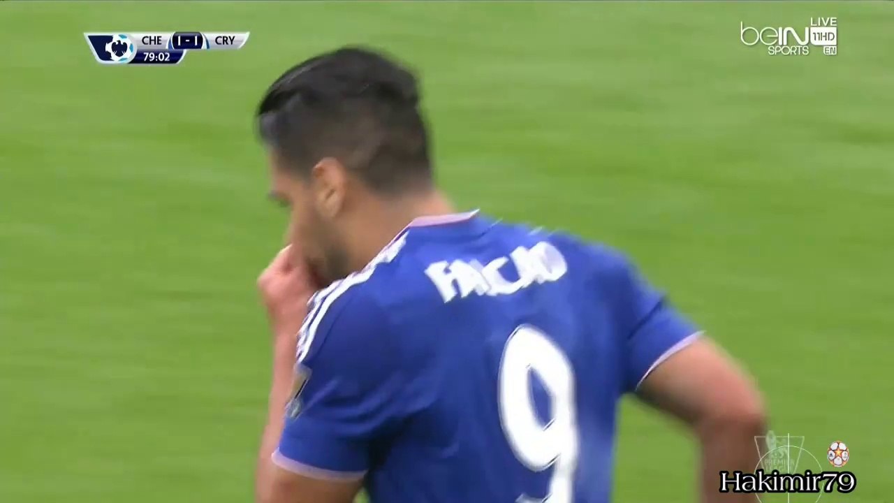 هدف تشيلسي في مرمى كريستال بالاس الدوري الانجليزي الممتاز 2015/16 / Chelsea goal against crystal palace premier League 2015/16