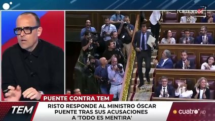 La bofetada Risto Mejide a Óscar Puente por el escándalo del novio de Ayuso