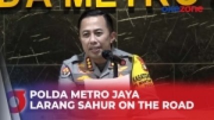 Polda Metro Jaya Larang Sahur On The Road dan Menyalakan Petasan Selama Ramadhan