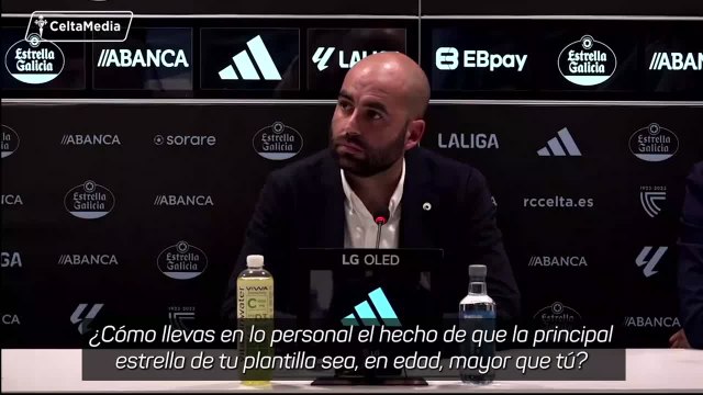 Giráldez sobre Iago Aspas: Estoy más cascado, parezco su padre