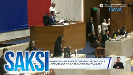 RBH7 na layong amyendahan ang economic provisions sa konstitusyon, aprubado na sa ikalawang pagbasa sa Kamara | Saksi
