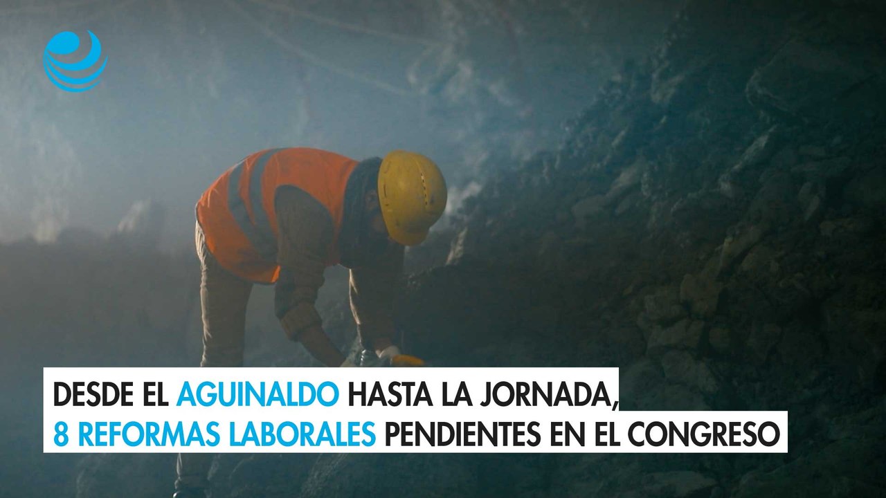 Desde el aguinaldo hasta la jornada, 8 reformas laborales pendientes en el Congreso