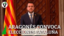 Aragonès adelanta las elecciones catalanas al 12 de mayo y dinamita los presupuestos de Sánchez