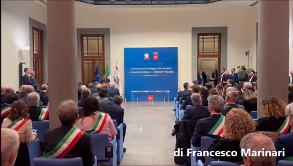 Giorgia Meloni e la visita in Toscana per la firma dell'Accordo di sviluppo e coesione, "Risorse per un miliardo"