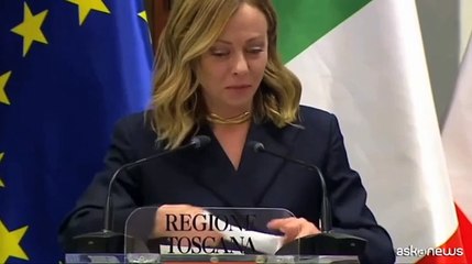 Meloni e Giani firmano l'accordo di sviluppo e coesione tra governo e Regione