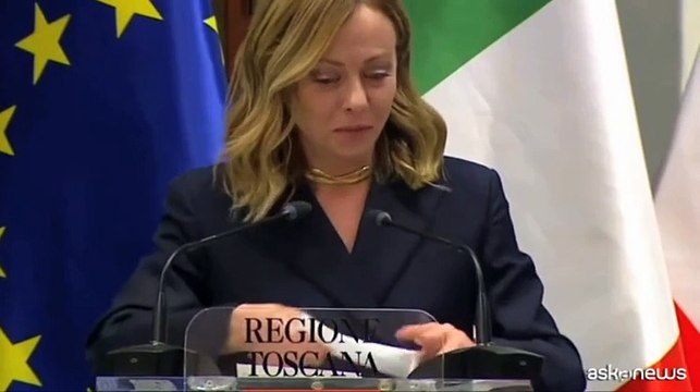 Meloni e Giani firmano l'accordo di sviluppo e coesione tra governo e Regione