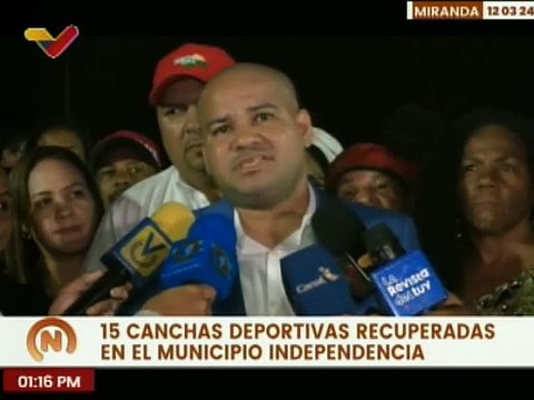 Miranda | Mcpio. Independencia beneficiado con recuperación y rehabilitación de espacios públicos