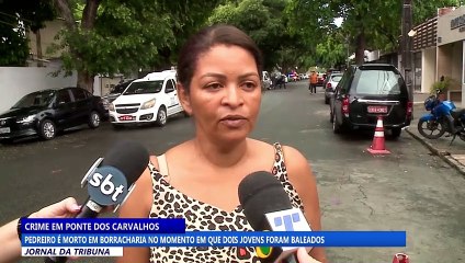Pedreiro é morto em borracharia no momento em que dois jovens foram baleados