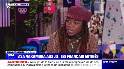 Aya Nakamura aux JO: "Ce que je voudrais, c'est qu'Aya aille aux Jeux et qu'elle chante Djadja", affirme la chanteuse Princesse Erika