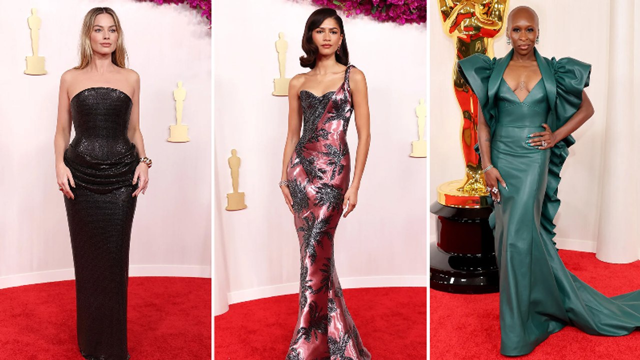 Oscars 2024 Fashion: Zendaya, Margot Robbie, Am...