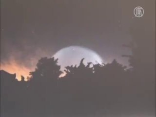 Une étrange formation nuageuse dans le ciel de Pékin