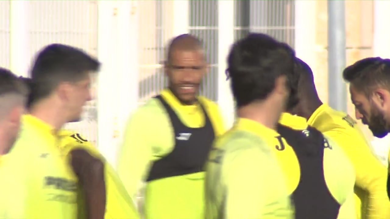 Villareal training ahead of second leg UEL tie with Marseille trailing 4-0