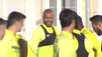 Villareal training ahead of second leg UEL tie with Marseille trailing 4-0