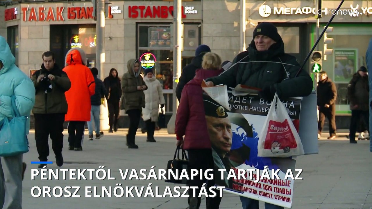 Háromnapos lesz az elnökválasztás Oroszországban