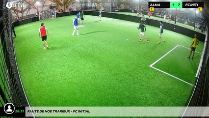 Faute de Noe Trarieux - FC INITIAL