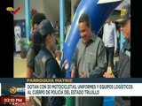 Dotan de 30 motocicletas y equipos logísticos al Cuerpo de Policía del edo. Trujillo