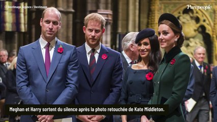 Photo retouchée de Kate Middleton : Meghan et Harry sortent du silence et rétablissent une vérité