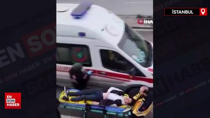 İstanbul Esenyurt’ta otomobil bariyeri kırarak tünel çıkışına düştü