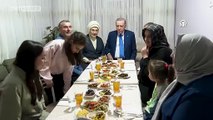 Cumhurbaşkanı Erdoğan ve Emine Erdoğan iftarda Taş ailesinin misafiri oldu