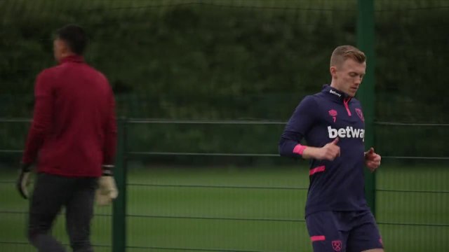 West Ham train ahead of UEFA Europa League last 16 2nd leg vs Freiburg