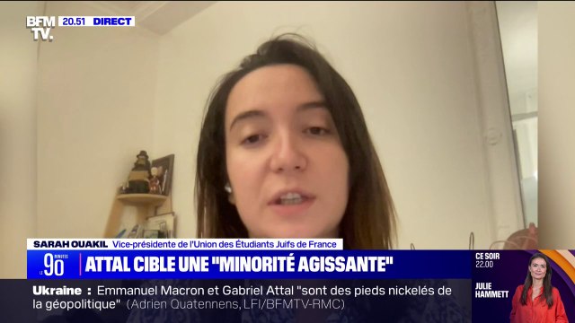 Mobilisation propalestinienne à Sciences Po: l'étudiante qui s'est vu refuser l'accès de l'amphithéâtre se sent très pressurisée selon Sarah Ouakil, vice-président de l'Union des étudiants juifs de France